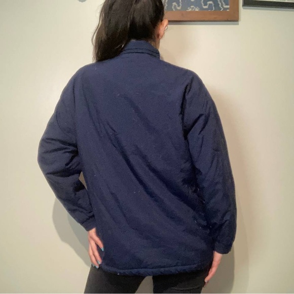 Dark blue puffer jacket - Picture 3 of 9